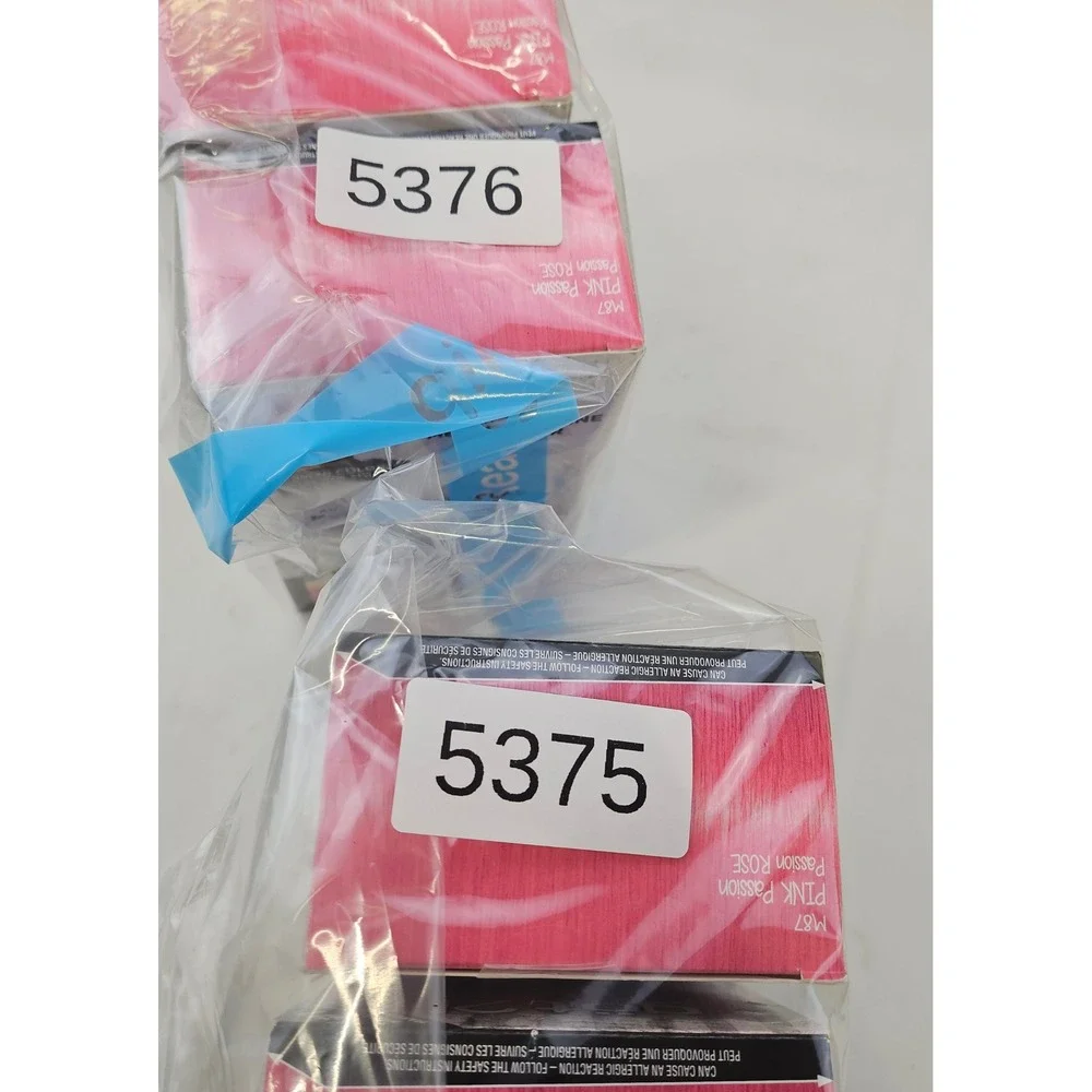 Got2b Metallics Hair Color M87 Pink Passion 2 Boxes Permanent Pink Dye New